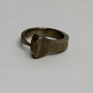 Vintage Silver Ring “Gene Autry” inscribed collectors item - just under size 7